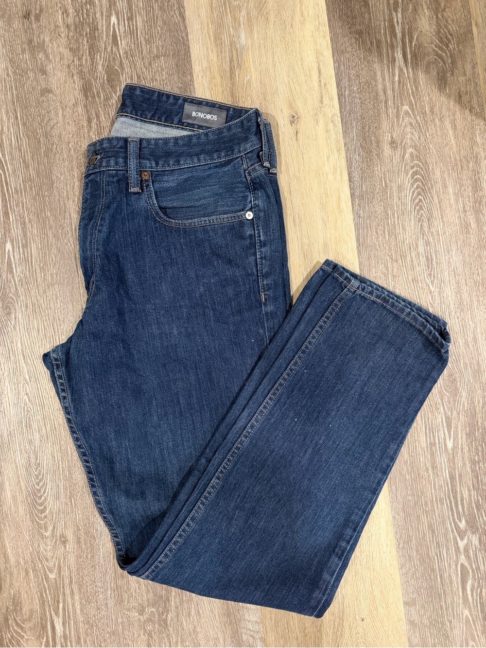 Bonobos Men’s Indigo Straight Jeans